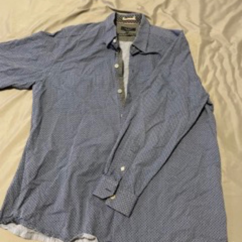 Ted Baker Long Sleeve Dress Shirt Mens Size 6